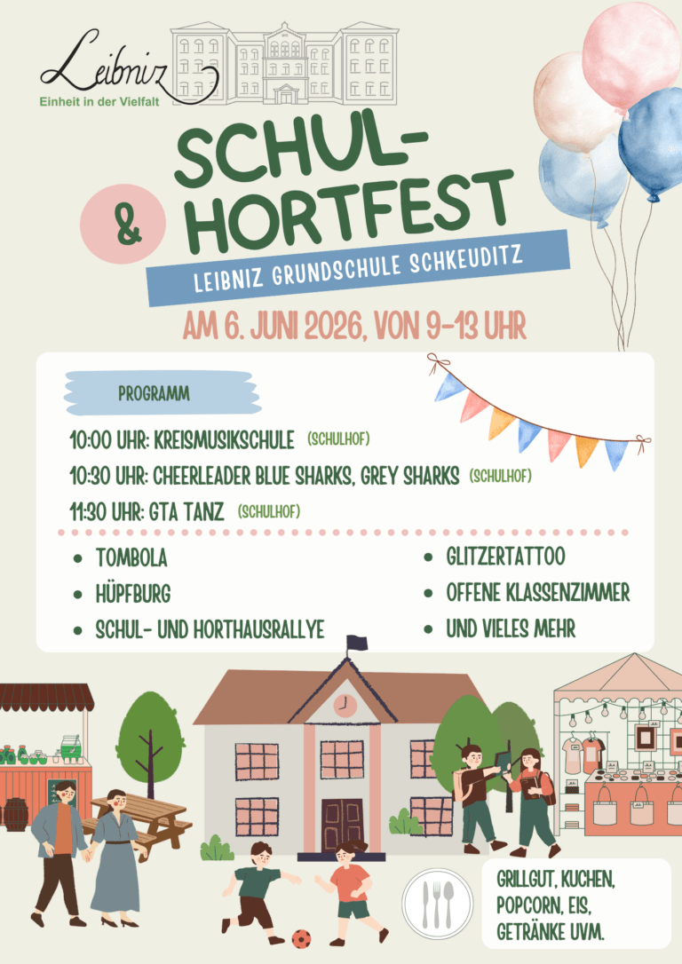 Schul- und Hortfest am 06.06.2026